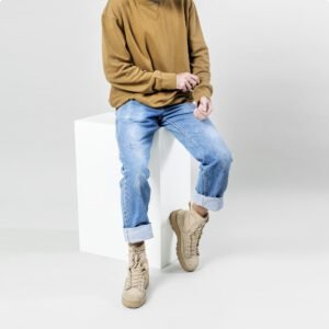 Floral Print High Drawst Ruched